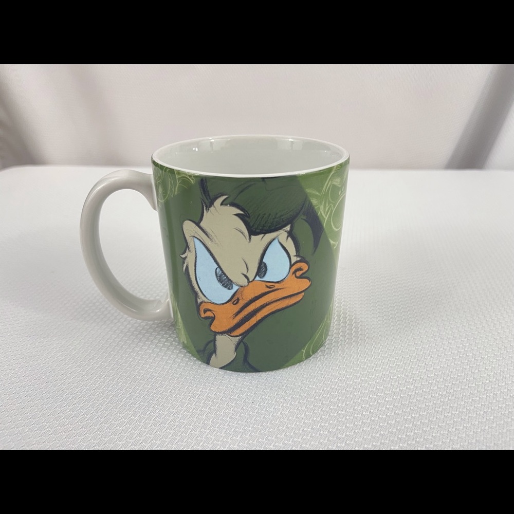 Disney Store Angry Donald Duck and Friends Sketch Oversized Coffee Mug.
